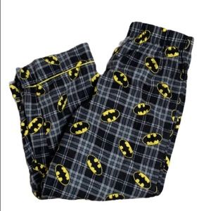 DC Comics Batman Pj Bottoms Youth Sz 6/7